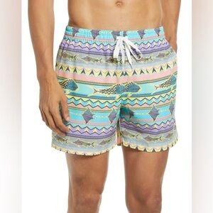 Men’s Chubbies The Krakens 5” Swim Trunks Size Medium |B73